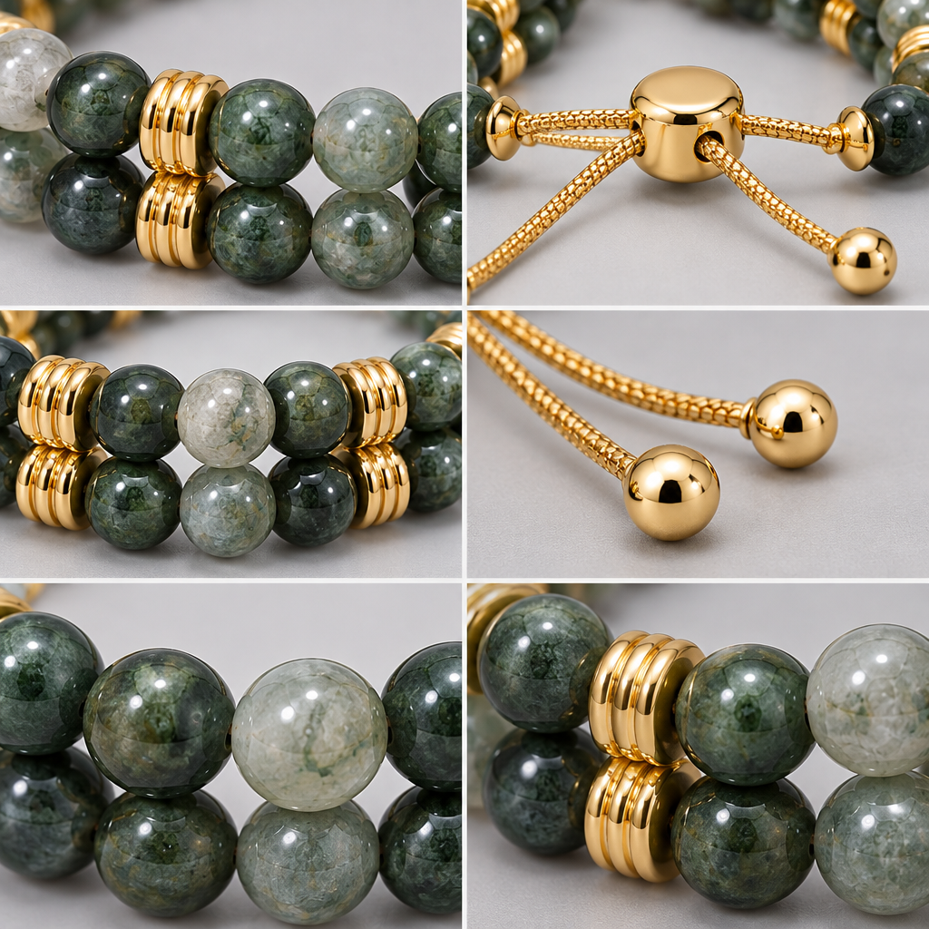 Vireqlo™ Double-Layer Natural Stone Bracelet main image 03