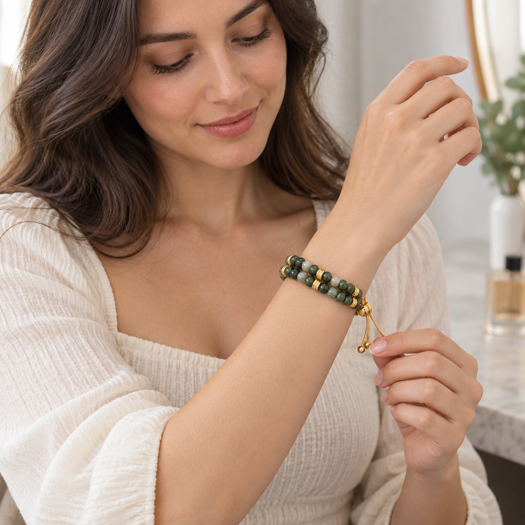 Vireqlo™ Double-Layer Natural Stone Bracelet main image 04