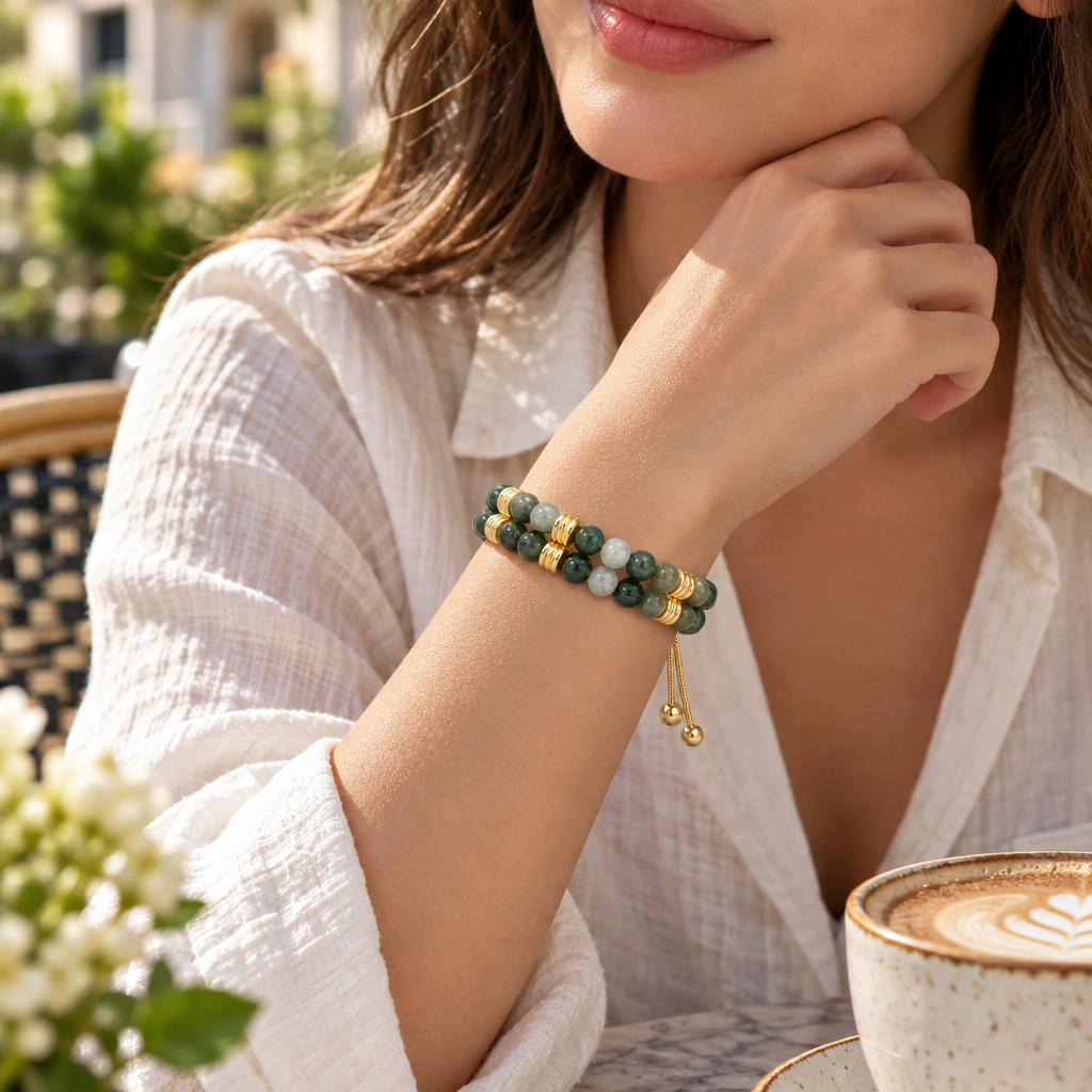 Vireqlo™ Double-Layer Natural Stone Bracelet main image 05